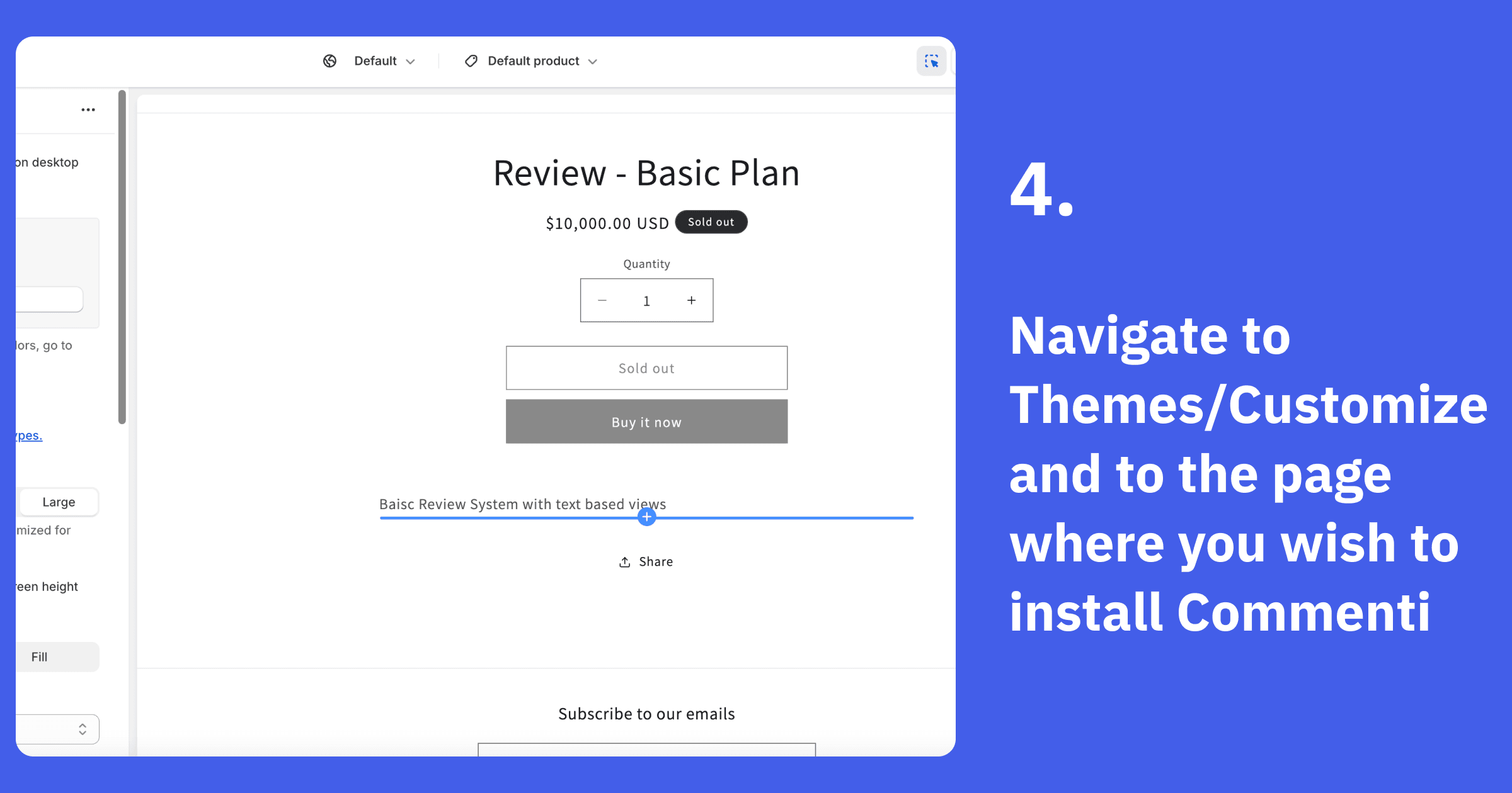 Navigate to desired page